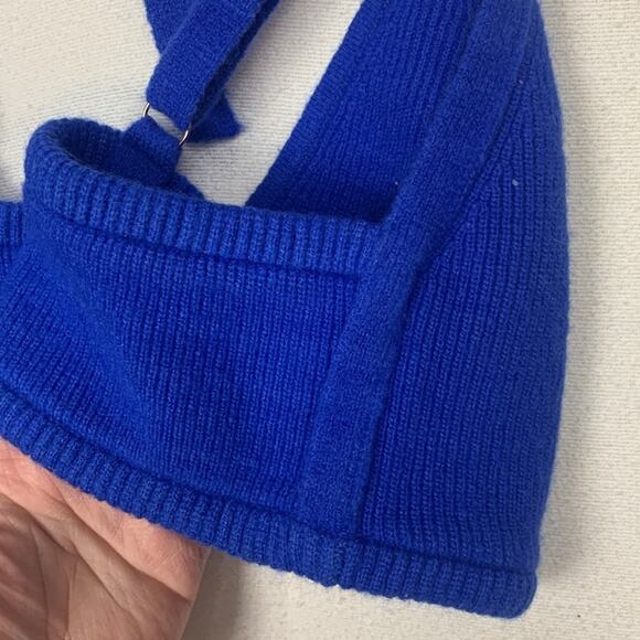 Savage x Fenty womens 2x blue bralette Ms minx knit strappy tie bra casual - Picture 9 of 12